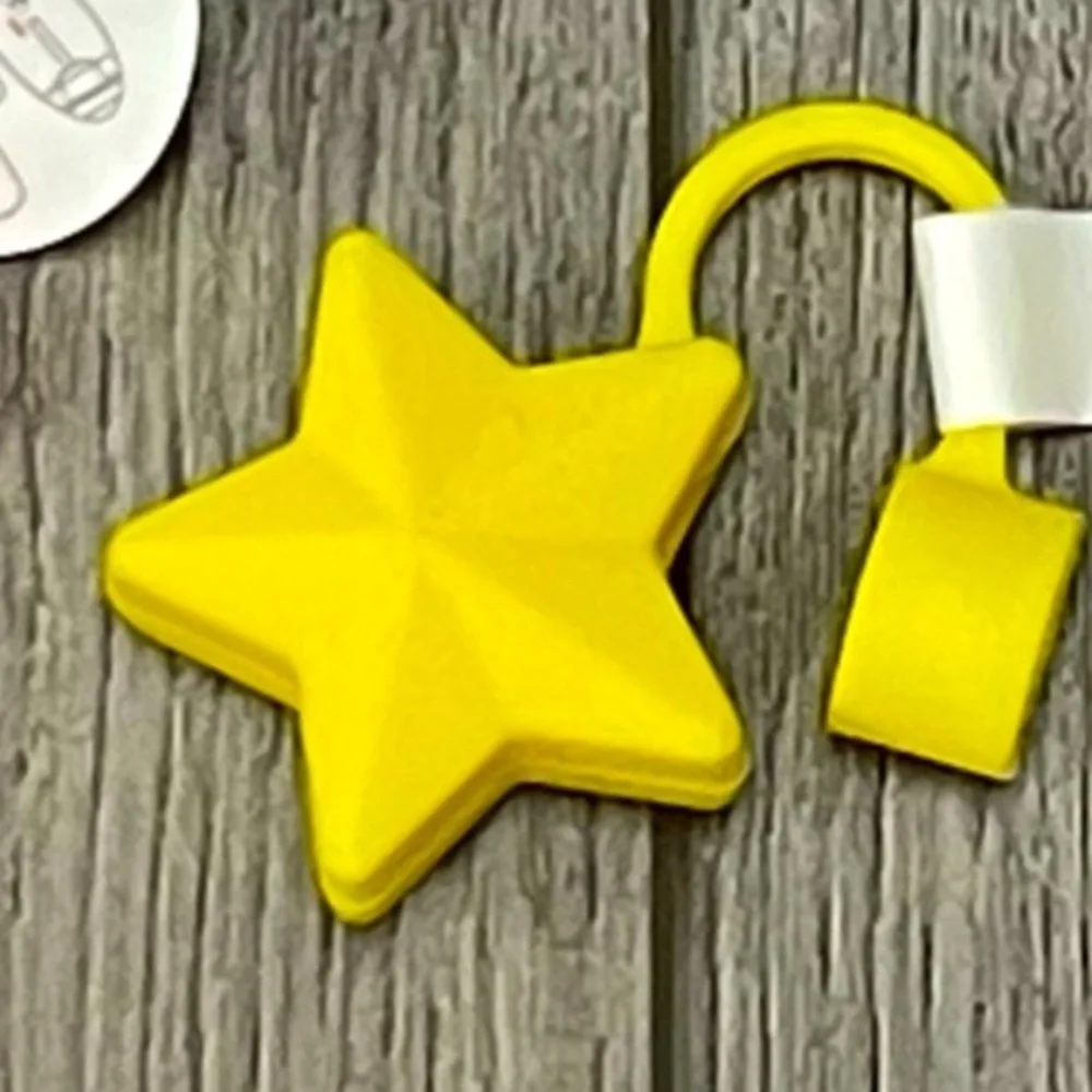 3 for $15 Sale Target Bullseye Playground Yellow Star Novelty Straw Topper Cover